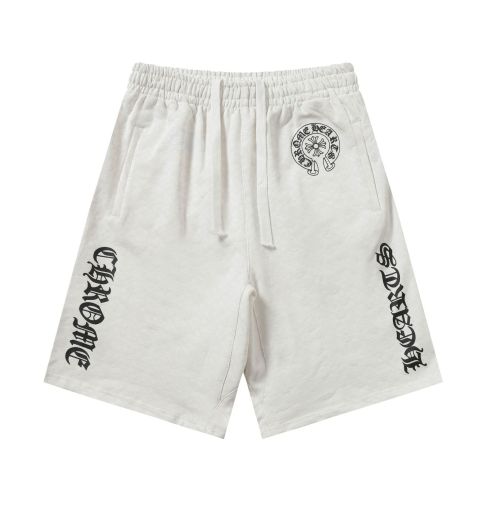 Chrome Hearts Grey Shorts With Cross Logo