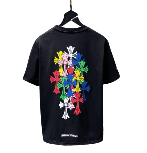 Chrome Hearts Cross Cemetery Tee Black Multicolor