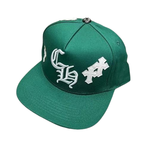 Chrome Hearts CH Cross Hat Green