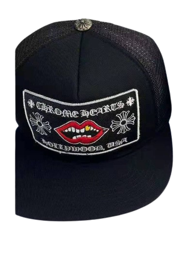Chrome Hearts Love Mouth Black Hat
